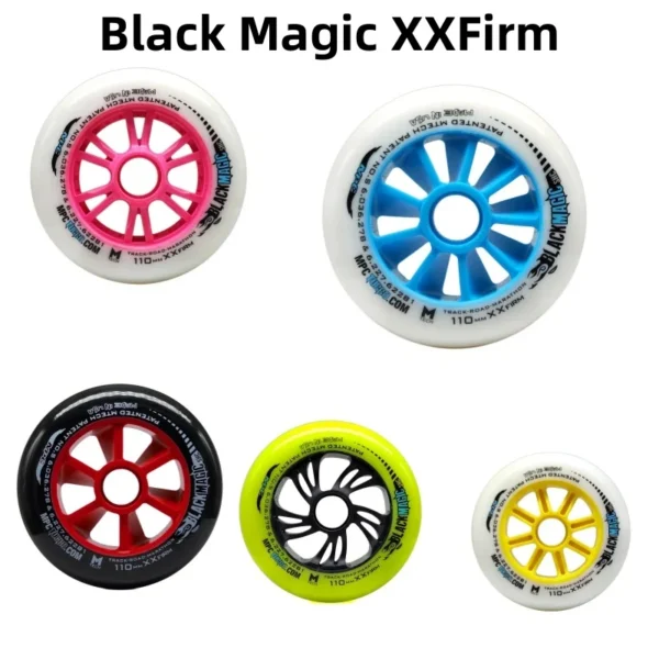 2 Pieces High Elastic MPC Black Magic XXFirm 100mm 110mm Speed Skates Wheel 100 110 86A PU Inline Speed Race Roller Tires Ruedas