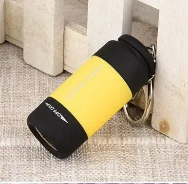 S098964b7cf7f4548acd6118409070b97p.webp LED Micro Pocket Flashlight Portable USB Rechargeable Keychain Flashlight Waterproof Home Outdoor Hiking Camping Flashlight
