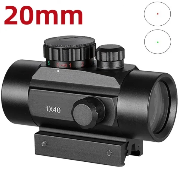 HD101AJ 1X40 HD103 Hunting Red Dot Sight Collection Tactical Optics Reflex Sights Collimator 4 Reticle Red/Green Dot Riflescope