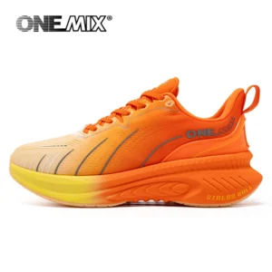 S167d4e4fcb23420c8655098ae2e4350bt-3.webp ONEMIX New Cushioning Running Shoes For Men Suitable Heavy Runners Lace Up Sports Women Non-slip Outdoor Athletic Male Sneakers