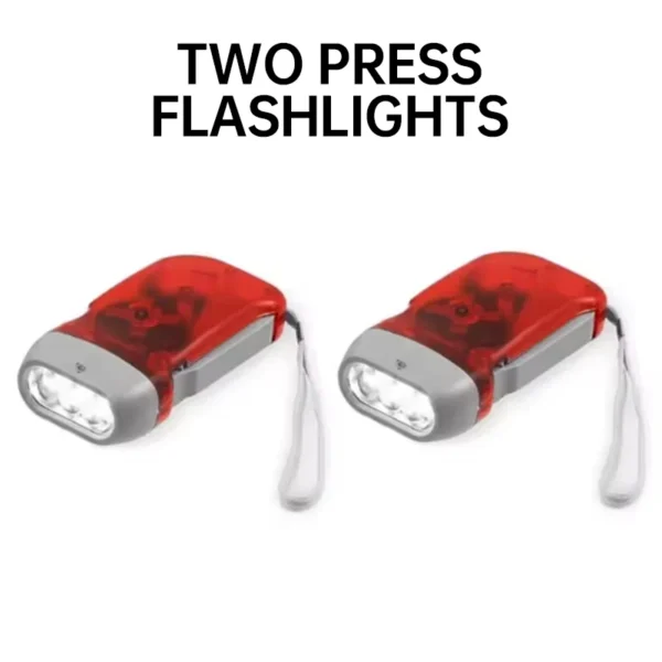 S1af48f257d8c4634ad5b85eb904765fbo.webp LED Hand Pressed Eco-friendly Flashlight, Portable Camping Light, Mini Hand Pressed Generator Crank Flashlight, Pocket Light