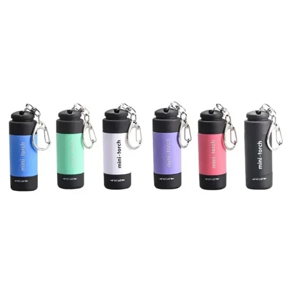 S2cbe1d16df9241989a49410496c84b2b2.webp LED Micro Pocket Flashlight Portable USB Rechargeable Keychain Flashlight Waterproof Home Outdoor Hiking Camping Flashlight