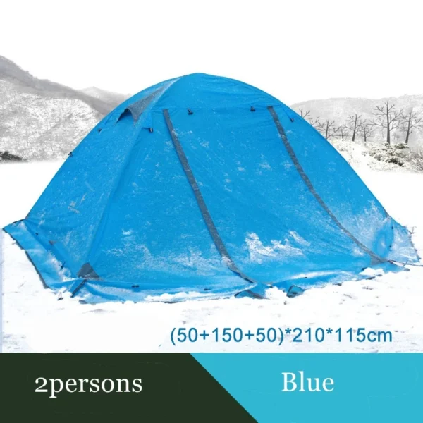 S36846f8b866241b8897281abcb78c4fci-2.webp Flytop 2-3Persons 4Seasons Skirt Tent Camping Outdoor Double Layers Aluminum Pole Anti Snow Travel Family Ultralight Tourist