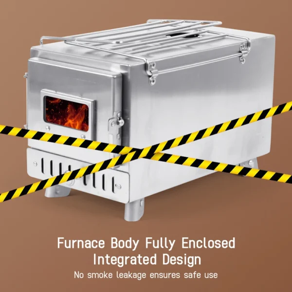 S37ced2e9e7d24412821cfdbaf2b7474c2.webp Sauna Stove Wood-Burning Sauna Stove For Picnic Camping Tent Folding Portable with Window