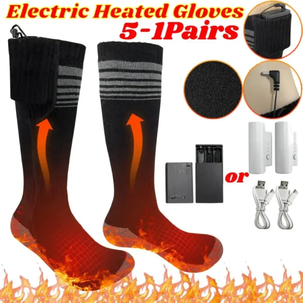 S3d0073d4faec478692f3a16252a2b7a7x-1.webp Unisex Heated Socks With USB Thermal Insulated Socks Winter Electric Heating Socks Outdoor Spots Heated Boot Camping Skiing Sock