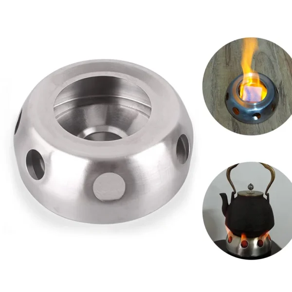 S5989f250926741fba6e7335a9d4ebf88I-1.webp Lixada Camping Stove Outdoor Hiking Picnic Ultralight Cooking Stove with Lid Aluminum Alloy Alcohol Stove Mini Burner Adaptor