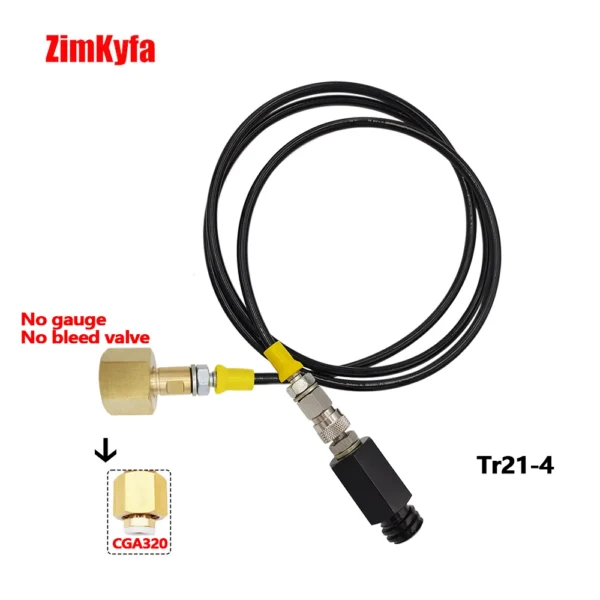 Soda Water Stream Homebrew External High Pressure Hose to CO2 Carbon Dioxide Tank,For Sodastrem Machine to W21.8-14 CGA320 Tank