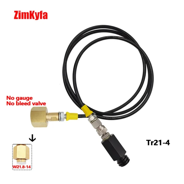 Soda Water Stream Homebrew External High Pressure Hose to CO2 Carbon Dioxide Tank,For Sodastrem Machine to W21.8-14 CGA320 Tank