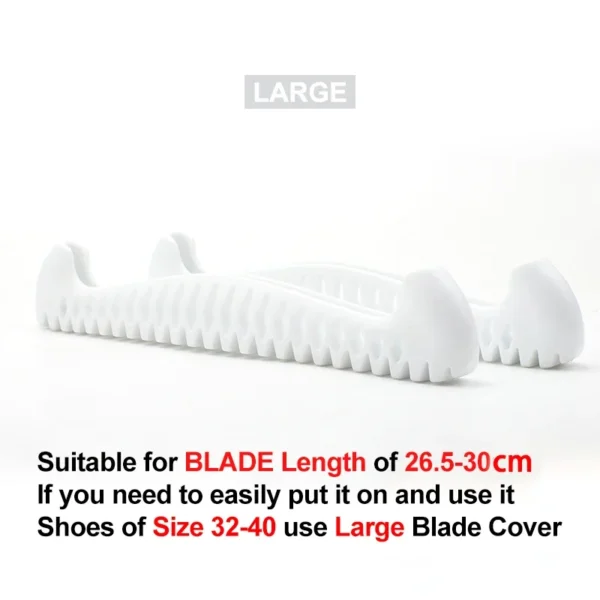 TPU Ice Skating Figure Skate Blade Cover Ice Skate Hockey Skates Adjustable Protective Prevent Puncture Scalable Blade Sleeve