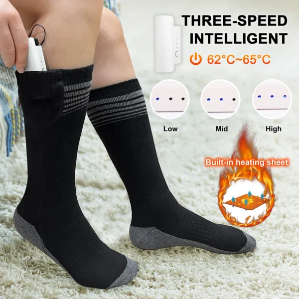 S820b4796e1ab41a98583db846848429cn-1.webp Unisex Heated Socks With USB Thermal Insulated Socks Winter Electric Heating Socks Outdoor Spots Heated Boot Camping Skiing Sock