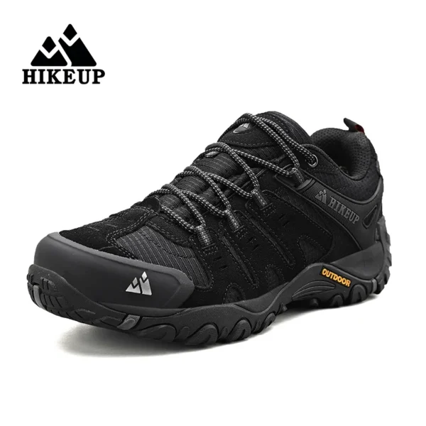 S85efd1d1593e45ae8f0e75121773062fP.webp HIKEUP Men's Hiking Shoes Suede Leather Outdoor Shoes Wear-resistant Men Trekking Walking Hunting Tactical Sneakers
