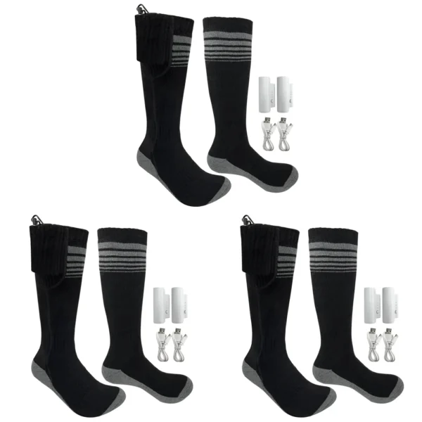 S8668b52b0cbf466c91e29e4b180b6fb09-1.webp Unisex Heated Socks With USB Thermal Insulated Socks Winter Electric Heating Socks Outdoor Spots Heated Boot Camping Skiing Sock