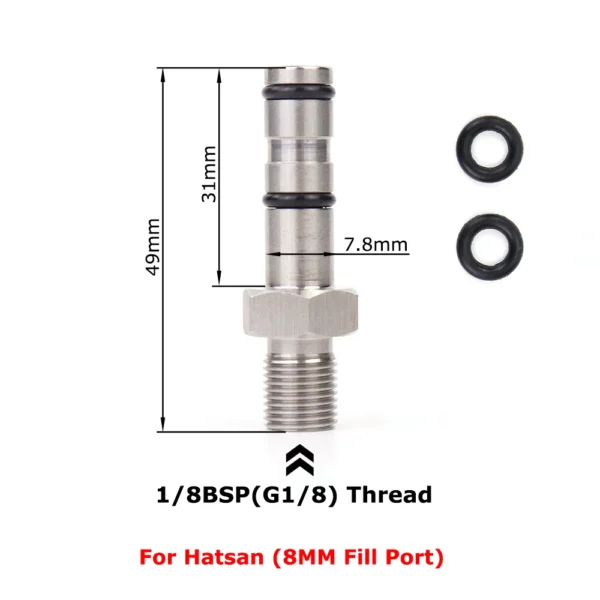 Air Filling Probe for FX Hatsan,BSA,Webley,SMK Artemis,Cricket,WEIHRAUCH,Walther Rotex R8 and RM8,Brocock, PR900