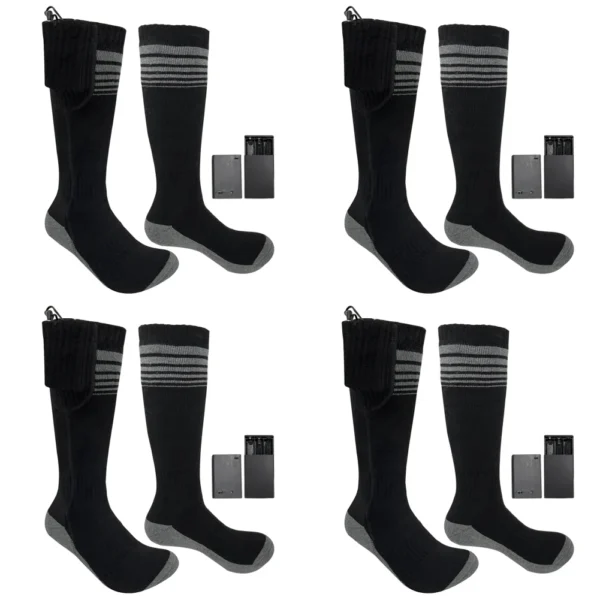 S9930e906ceb840fa957862bbef119abcJ-1.webp Unisex Heated Socks With USB Thermal Insulated Socks Winter Electric Heating Socks Outdoor Spots Heated Boot Camping Skiing Sock