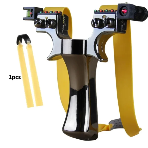 Laser aimed slingshot fishing fast pressure slingshot hunting fishing gun catapult outdoor camping