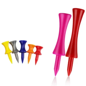 Golf Tees 50 Pcs 100 Pcs 1000 Pcs Pack Plastic Step Down Golf Tee 31mm 37mm 43mm 51 mm 59mm 70mm Length Golf Ball Tees Drop Ship