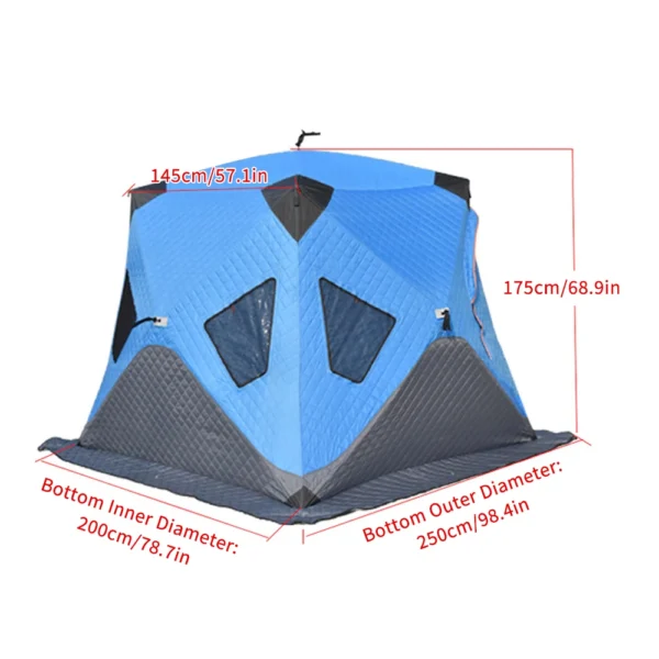 Sb10072841f5b412db619f15110d3f518O-3.webp Winter Fishing Tent Upgrade 3-4 Person Outdoor Camping Shelter Portable and Lightweight Angler Tent Waterproof and Warm