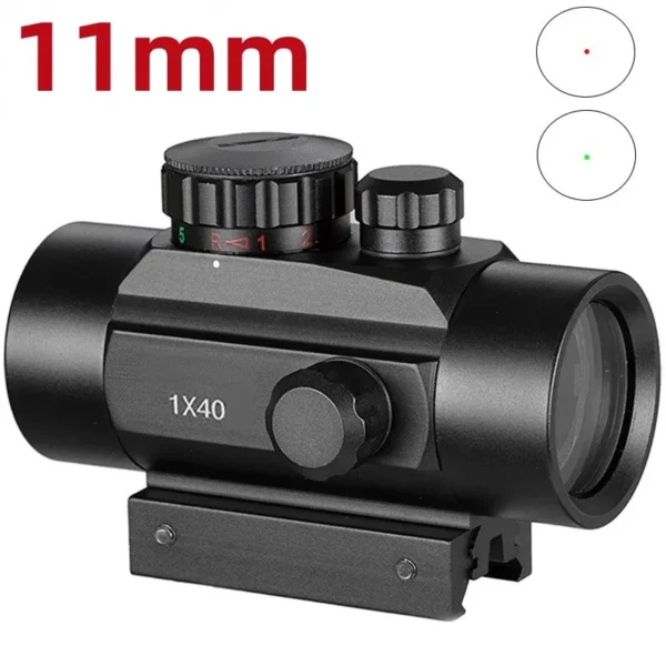 HD101AJ 1X40 HD103 Hunting Red Dot Sight Collection Tactical Optics Reflex Sights Collimator 4 Reticle Red/Green Dot Riflescope