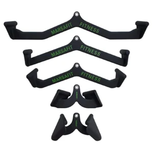 Home Gym Fitness Rowing T-bar V-bar Pulley Cable Machine Attachments Bicep Curl Tricep Lat pulldown Bar Back Training Grips