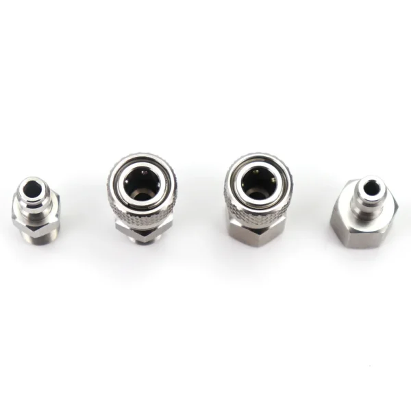 AIR CO2 Foster Quick Disconnect Male/Female Adaptor Fill Nipple Blind Plug | Thread 1/8NPT&1/8BSP&M10*1