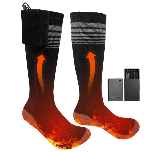 Sdb4c762f252d45ad9c22177ca089205cy-1.webp Unisex Heated Socks With USB Thermal Insulated Socks Winter Electric Heating Socks Outdoor Spots Heated Boot Camping Skiing Sock
