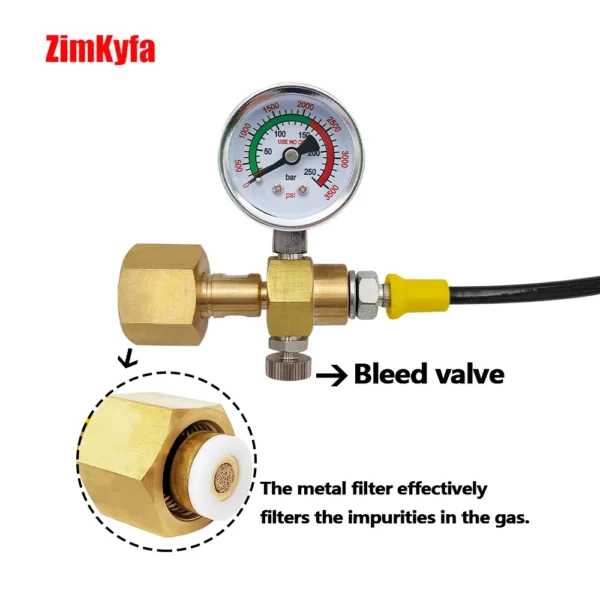 Soda Water Stream Homebrew External High Pressure Hose to CO2 Carbon Dioxide Tank,For Sodastrem Machine to W21.8-14 CGA320 Tank