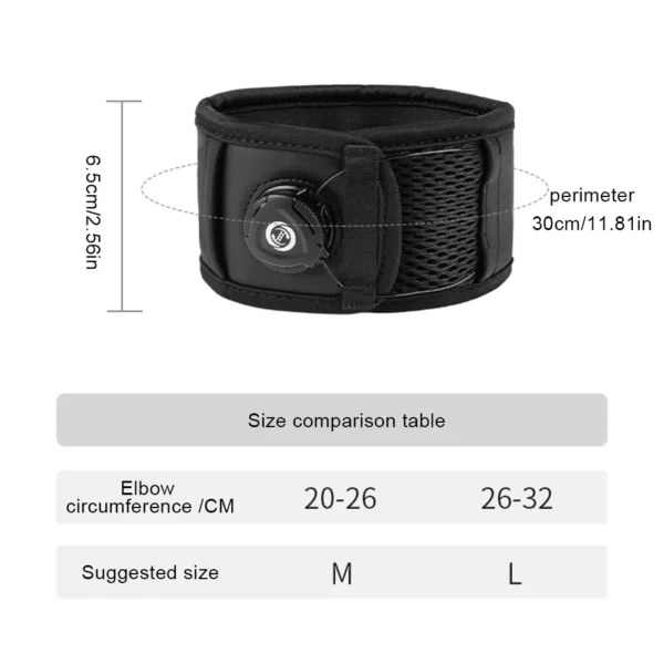 Adjustable Elbow Support Brace Guard Pads Tennis Badminton Golf Elbow Strap Non Slip Elbow Protector for Daily Wear Gym Sports