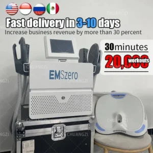 EMSZERO Sculpt Therapy Body Slimming RF EMS Electromagnetic Muscle Stimulator Professional Sculp 6500w 5 Handle Pelvic