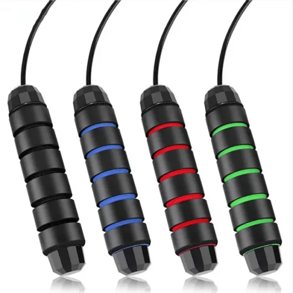 Fitness Workout Weighted Handle PVC Coated Steel Wire Adjustable Speed Skipping Rope Jump Rope Workout Equipments